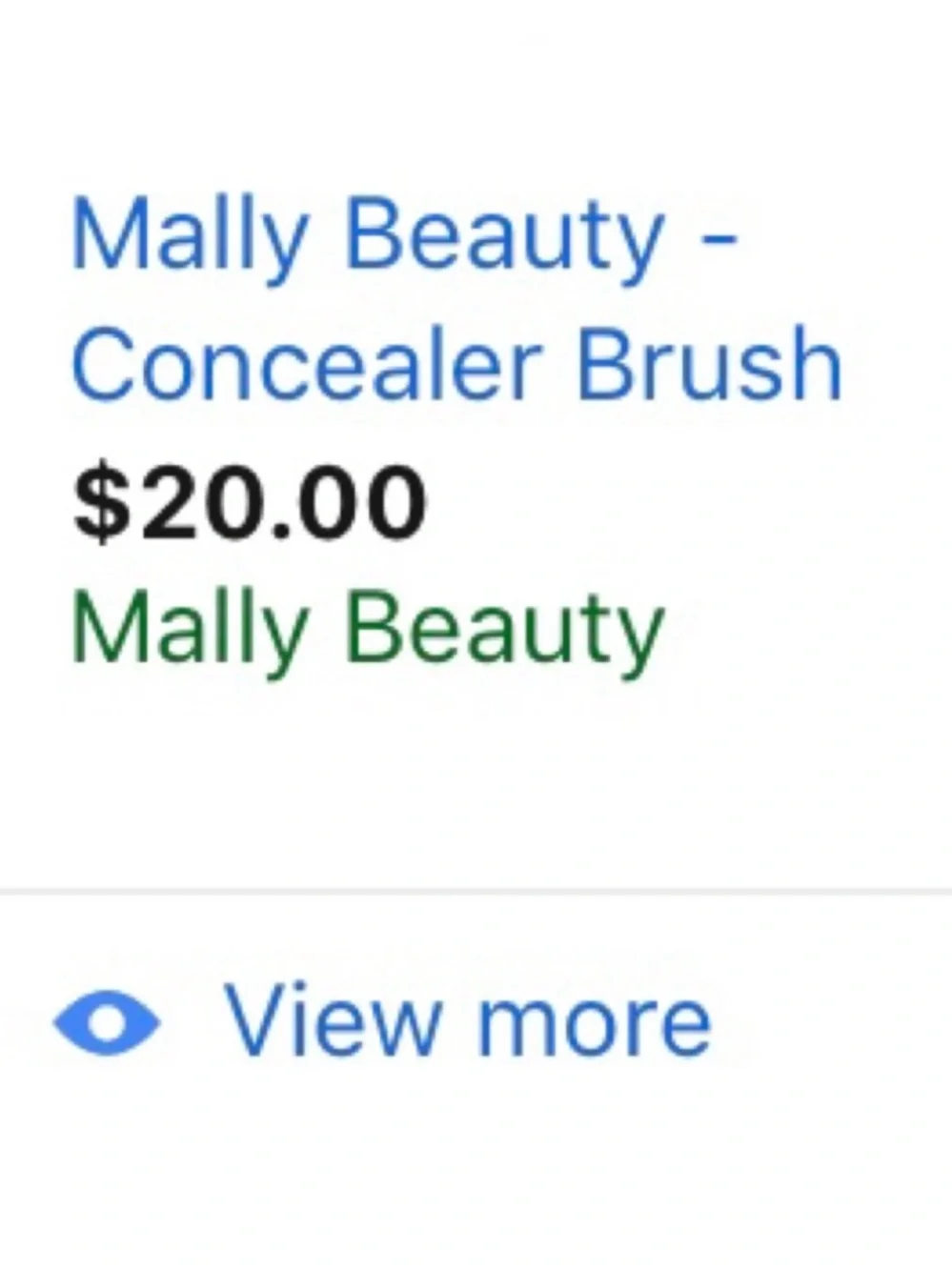 2X Two Mally Concealer Brushes New